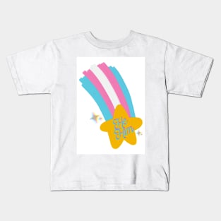 He/Him Pronouns Kids T-Shirt